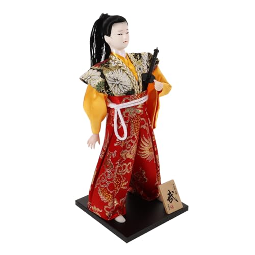 Gatuida Japanische Samurai Puppe Traditionelle Japanische Dekoration für Schreibtisch Wohnzimmer Japanisches Heimdekor Gatuida Japanische Samurai Puppe Traditionelle Japanische Dekoration für Schreibtisch Wohnzimmer Japanisches Heimdekor von Gatuida