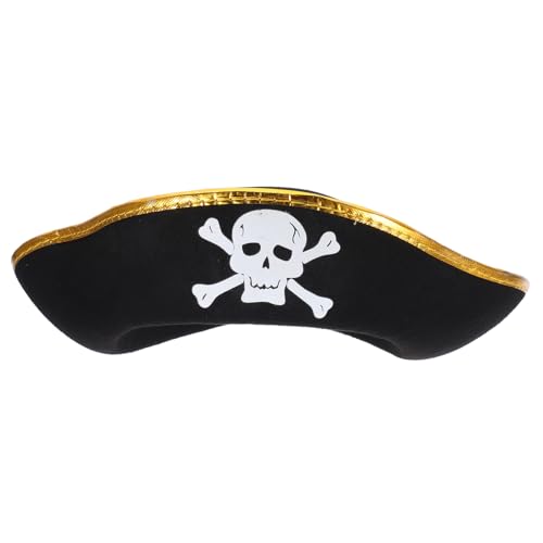 Gatuida Karneval Piratenhut Kostüm Verzierter Fasching Cosplay Bühnenperformance Accessoire von Gatuida