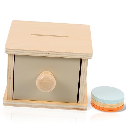 Gatuida Kasten Münzbox holzspielzeug Toys Kinderfeundliches Holzspielzeug Objekt mit Münzschlitz Motor Lernspielzeug für Kleinkinder Bildungsspielzeug Gatuida Kasten Münzbox holzspielzeug Toys Kinderfeundliches Holzspielzeug Objekt mit Münzschlitz Motor Lernspielzeug für Kleinkinder Bildungsspielzeug von Gatuida