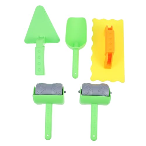Gatuida Kinderspielzeug Teiliges Baustellen Set mit Sandschaufel Dreiecksschaufel Glättwerkzeug und Zwei Walzen Leicht Sicherer für Jungen und Mädchen Buddeln Gatuida Kinderspielzeug Teiliges Baustellen Set mit Sandschaufel Dreiecksschaufel Glättwerkzeug und Zwei Walzen Leicht Sicherer für Jungen und Mädchen Buddeln von Gatuida