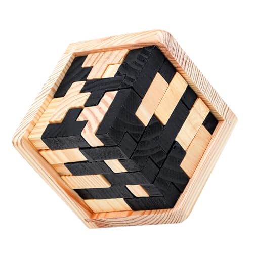 Gatuida Klassisches Kongming Lock Holzpuzzle Intelligenzspielzeug für Erwachsene Fördert Koordination und Denkvermögen Pädagogisches Knobelspiel zur Iq Verbesserung und Eltern Junge Gatuida Klassisches Kongming Lock Holzpuzzle Intelligenzspielzeug für Erwachsene Fördert Koordination und Denkvermögen Pädagogisches Knobelspiel zur Iq Verbesserung und Eltern Junge von Gatuida