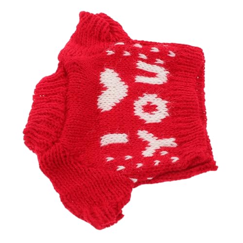 Gatuida Kleines Bären Outfit Roter Hoodie und Pullover für Plüschtiere Weiche und Gemütliche Kleidung für Große Bären Zubehör für Puppen und Kuscheltiere von Gatuida