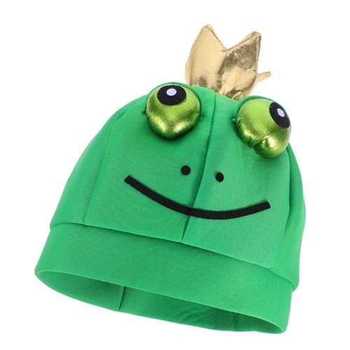 Gatuida Kostüm Hut Vollkopf Frosch Mütze Leichtes Party Halloween Karneval Unisex Kopfbedeckung Für Bühne Fotoshooting Erwachsene von Gatuida