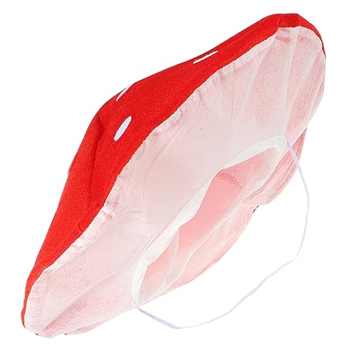 Gatuida Kostüm Pilzhut für Lustige Cosplay Kopfbedeckung Roter Fliegenpilz Hut für Partys Fotoshootings und Festlichkeiten Jungen Gatuida Kostüm Pilzhut für Lustige Cosplay Kopfbedeckung Roter Fliegenpilz Hut für Partys Fotoshootings und Festlichkeiten Jungen von Gatuida