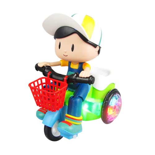 Gatuida Kreatives LED Dreirad für Jungen Ab Jahren Langlebiges Kunststoff Sportliches Dreirad mit Musiklicht Multifunktional Einfach zu Montieren Outdoor Kinderspielzeug Zufällige Farbe Gatuida Kreatives LED Dreirad für Jungen Ab Jahren Langlebiges Kunststoff Sportliches Dreirad mit Musiklicht Multifunktional Einfach zu Montieren Outdoor Kinderspielzeug Zufällige Farbe von Gatuida