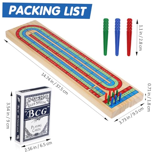 Gatuida Krippenbrett aus Massivem Holz Klappbares Cribbage Brettspiel mit Karten und Stiften Tischspiel für Erwachsene und Partys Indoor Outdoor Geeignet Gatuida Krippenbrett aus Massivem Holz Klappbares Cribbage Brettspiel mit Karten und Stiften Tischspiel für Erwachsene und Partys Indoor Outdoor Geeignet von Gatuida