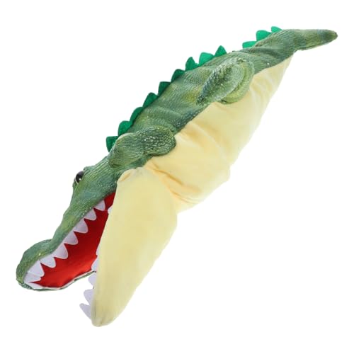 Gatuida Krokodil Handpuppe aus Plüsch Interaktive Tier Handpuppe Leichtes Waschbares Puppenspielzeug für Kreatives Rollenspiel und Frühe Geburtstagsgeschenk von Gatuida