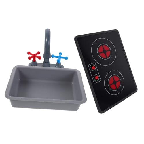 Gatuida Küchen Spielset mit Licht Sound Realistischem Wasserhahn Spüle und Induktionsherd Vielfältigem Zubehör Fördert Sensorische Entwicklung und Fantasievolles Rollenspiel für Jungen Gatuida Küchen Spielset mit Licht Sound Realistischem Wasserhahn Spüle und Induktionsherd Vielfältigem Zubehör Fördert Sensorische Entwicklung und Fantasievolles Rollenspiel für Jungen von Gatuida