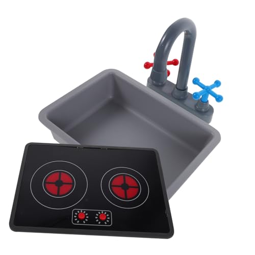 Gatuida Küchenspielzeug für küche spielset Sie Küchenspielzeug Küchenspüle Kitchen Playset Accessoires vor, Spielenspüle zu Plastik von Gatuida