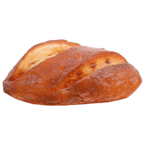 Gatuida Künstliches Brot: Gefälschter Laib, Simulation von roten Bohnenbutter, Kunstgebäck, Pu-Spielnahrungsmodell, Display-Requisite, Heimküchendekoration, Bäckerei-Ornament von Gatuida