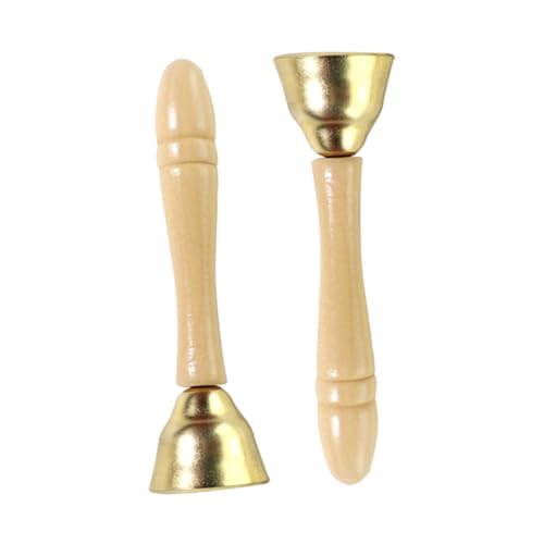 Gatuida Kupfer Glocke Musikinstrument mit Griff Teiliges Pädagogisches Schlagspielzeug Hand Auge Koordination und Fingerfertigkeit für Jungen und Mädchen Gatuida Kupfer Glocke Musikinstrument mit Griff Teiliges Pädagogisches Schlagspielzeug Hand Auge Koordination und Fingerfertigkeit für Jungen und Mädchen von Gatuida