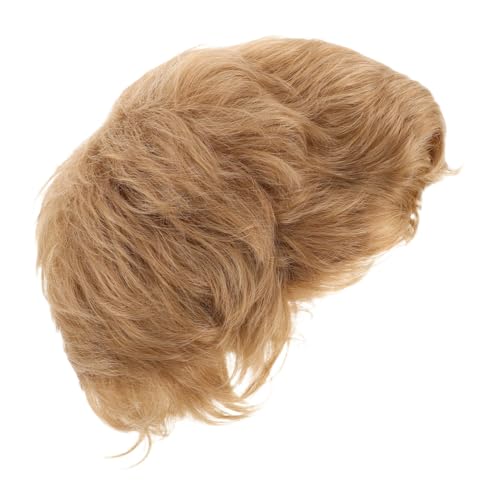 Gatuida Kurzhaarperücke: Herren-Toupet – Fake-haarteil Mit Realistischer – Blonde Kurzhaarperücke Aus Hochtemperaturfaser Für Gesellschaftliche Anlässe, Kostümpartys Gatuida Kurzhaarperücke: Herren-Toupet – Fake-haarteil Mit Realistischer – Blonde Kurzhaarperücke Aus Hochtemperaturfaser Für Gesellschaftliche Anlässe, Kostümpartys von Gatuida