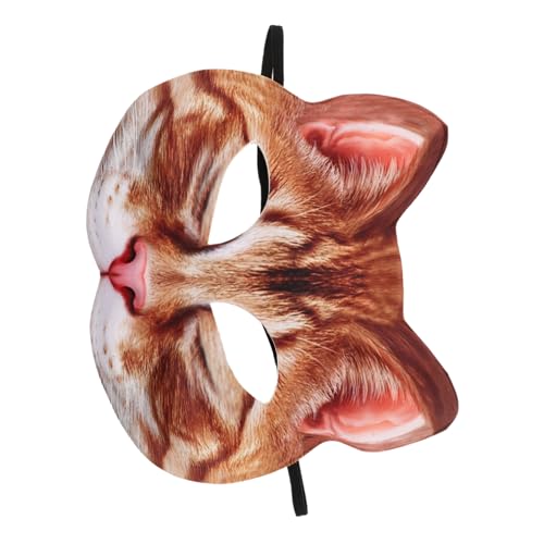 Gatuida Leichte und Bequeme Halbgesichtsmaske für Männer und Frauen für Halloween Kostümpartys Wiederverwendbares Accessoire für Maskeraden und Cosplay Gatuida Leichte und Bequeme Halbgesichtsmaske für Männer und Frauen für Halloween Kostümpartys Wiederverwendbares Accessoire für Maskeraden und Cosplay von Gatuida
