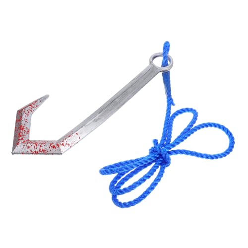 Gatuida Leichter Piratenhaken mit Seil für Realistisches Plastik kostümzubehör für Halloween Fasching Cosplay Verstellbarer Piratenprop für Jungen und Mädchen Gatuida Leichter Piratenhaken mit Seil für Realistisches Plastik kostümzubehör für Halloween Fasching Cosplay Verstellbarer Piratenprop für Jungen und Mädchen von Gatuida