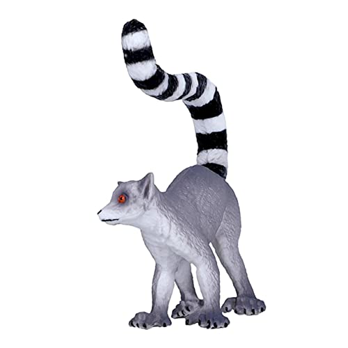 Gatuida Lemuroid- für bücherregal Dekoration buchregal Dekoration sankastenspielsachen raumdeko Fuchs-Dekoration Lemuroid-Statue aus Kunststoff Lemuroid-Party-Ornament Plastik von Gatuida