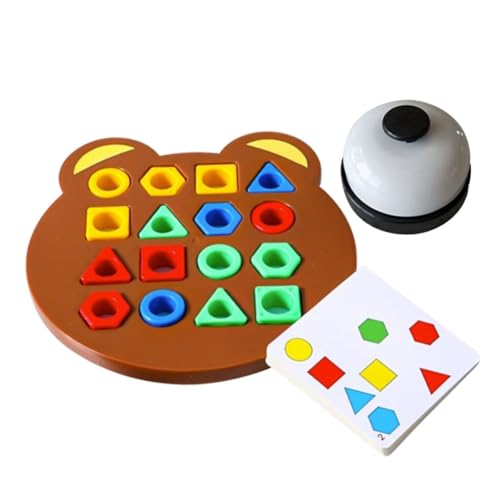 Gatuida Lernspiel Tischspiel Farb Form Matching aus Pädagogisches Montessori Spiel für Kleinkinder Spieler Farbenfrohes Sensorisches Trainingsspiel für Vorschulkinder Gatuida Lernspiel Tischspiel Farb Form Matching aus Pädagogisches Montessori Spiel für Kleinkinder Spieler Farbenfrohes Sensorisches Trainingsspiel für Vorschulkinder von Gatuida
