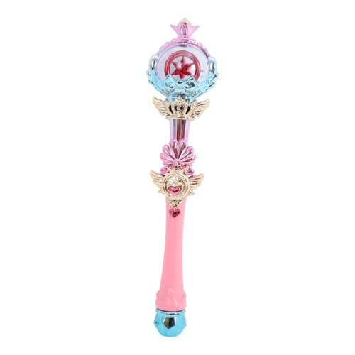 Gatuida Leuchtender Fairy Stick Zauberstab Leichter Langlebig Buntes Party Cosplay Accessoire für Mädchen Geeignet für Konzerte Tanz und Fotografie Batteriebetrieben Glitzerndes Design von Gatuida