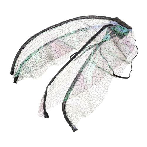 Gatuida Libellenflügel für Damen Engelsfeenflügel Strapazierfähigem Organza Kostüm für Festivals Partys Bequeme für Unbeschwerten Spaß Auffälliges Design von Gatuida