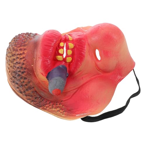 Gatuida Lustige Halbgesichtige mit Schnurrbart Atmungsaktiv Bequem für Halloween und Weihnachtsfeiern Spaßiges Party Accessoire für Erwachsene für Streiche und Karneval von Gatuida