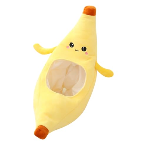 Gatuida Lustiger Bananenhut aus Weichem Plüsch Leicht und Bequem Party Kopfbedeckung für Cosplay Geburtstagsfeier Karneval Zubehör von Gatuida