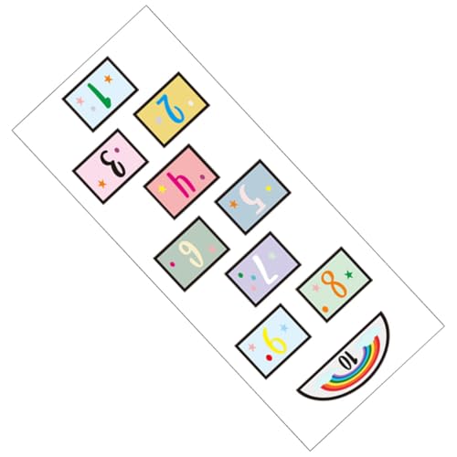 Gatuida Lustiger Zahlen Spiel Bodenaufkleber rutschfeste Langlebige Kinderzimmer Dekoration Abwischbare Spielmatte für Drinnen Einfach zu Entfernen Lernspiel für Kleinkinder Gatuida Lustiger Zahlen Spiel Bodenaufkleber rutschfeste Langlebige Kinderzimmer Dekoration Abwischbare Spielmatte für Drinnen Einfach zu Entfernen Lernspiel für Kleinkinder von Gatuida