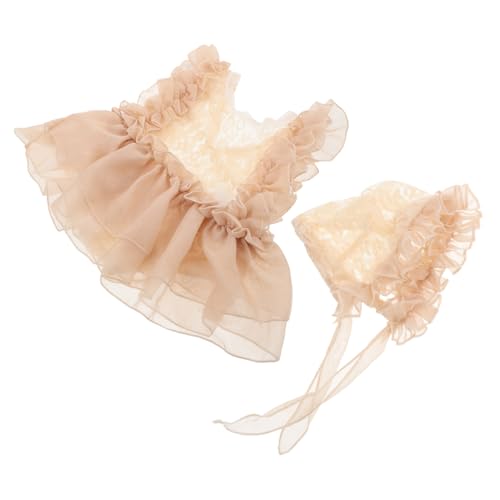 Gatuida Mädchen Fotoshooting Kleid Fotografie Outfit mit Spitze Einfaches Umziehen Vielseitig für Neugeborene und Meilenstein-fotos Bequemes Anziehen Khaki Gatuida Mädchen Fotoshooting Kleid Fotografie Outfit mit Spitze Einfaches Umziehen Vielseitig für Neugeborene und Meilenstein-fotos Bequemes Anziehen Khaki von Gatuida