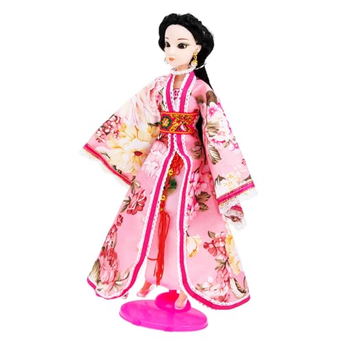 Gatuida Mädchenpuppe mit Traditioneller Han Kleidung Weiches Material Detailreiche Verarbeitung Fördert über Chinesische Kultur für Sammler von Gatuida