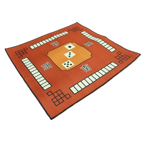 Gatuida Mahjong Tischdecke aus Polyester rutschfeste Schallgedämpfte Spielmatte Quadratisch Strapazierfähig Schutzbeschichtete Brettspiel Dominotischabdeckung Vielseitig für Mahjong von Gatuida