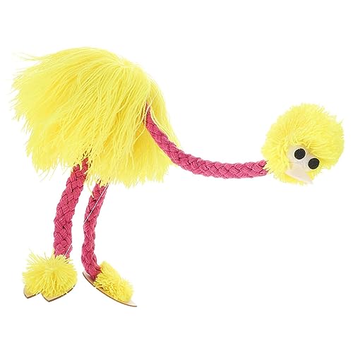 Gatuida Marionette Puppet Tiere Lustige Figur Handwerk Plüsch Gelb von Gatuida