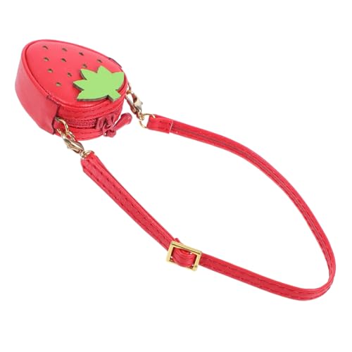 Gatuida Mini Erdbeer Handtasche für Puppen Maßstab Verstellbarer Riemen Süße Crossbody Tasche Modisches Puppenzubehör für Kleine Puppen und Kostüm Accessoires Gatuida Mini Erdbeer Handtasche für Puppen Maßstab Verstellbarer Riemen Süße Crossbody Tasche Modisches Puppenzubehör für Kleine Puppen und Kostüm Accessoires von Gatuida