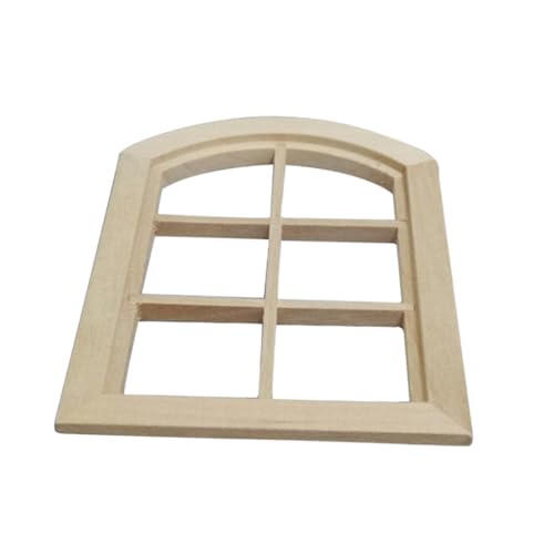 Gatuida Mini Fensterrahmen Holz Deko DIY Miniaturmöbel für Puppenhaus für Kinderzimmergestaltung Lebendige Farben und Verarbeitung Leicht und Tragbar Gatuida Mini Fensterrahmen Holz Deko DIY Miniaturmöbel für Puppenhaus für Kinderzimmergestaltung Lebendige Farben und Verarbeitung Leicht und Tragbar von Gatuida