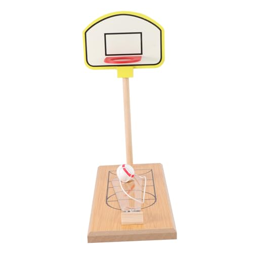 Gatuida Mini Holz Basketballspiel Tisch Basketballkorb aus Umweltfreundlichem Holz für Ab Jahren Handliches Finger basketballset für Eltern Junge Mädchen Interaktion und Kreatives von Gatuida