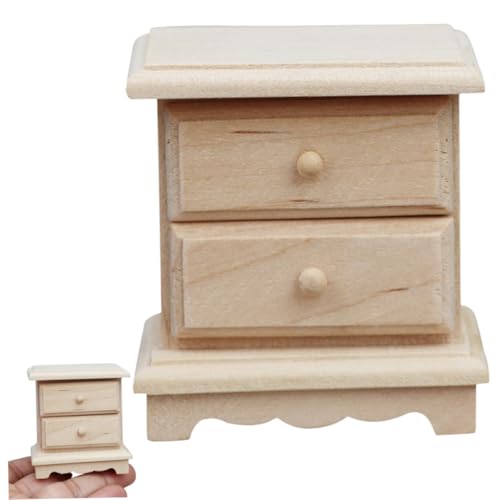 Gatuida Mini Holz Möbel Miniatur Kabinett Modell Unfertiges Puppenhaus Schlafzimmer Wohnzimmer Möbel Lebensechtes Miniatur Wohnzimmerschrank für Puppenhaus Dekoration Gatuida Mini Holz Möbel Miniatur Kabinett Modell Unfertiges Puppenhaus Schlafzimmer Wohnzimmer Möbel Lebensechtes Miniatur Wohnzimmerschrank für Puppenhaus Dekoration von Gatuida