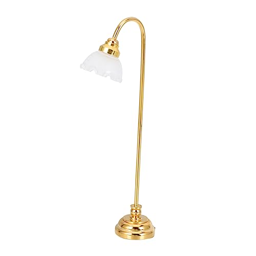 Gatuida Mini LED Stehlampe Miniatur Szenenmöbel Puppenhauszimmer Miniatur Stehleuchte Stehleuchte Miniatur Moderne Mini Stehlampe Retro Winzige Kleine Wohnzimmer Mini Lampe von Gatuida