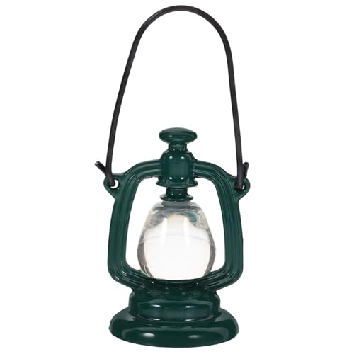 Gatuida Mini Petroleumlampen Öllaterne Mini Puppenhauslampe Puppenhaus Retro Petroleumlampe Miniatur Öllampe Mini Öllampe Mini Petroleum Nachtlicht Miniatur Petroleumlampe Grünes von Gatuida