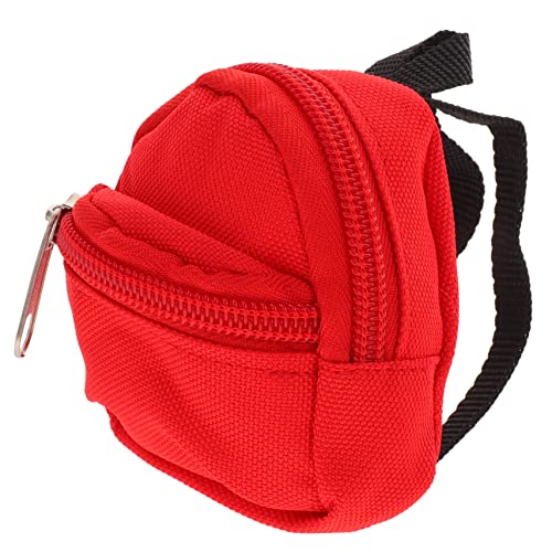 Gatuida Mini Puppenrucksack Rot Dekorativer Mini Schulranzen für Puppen für Puppenfotografie und Spielzeugdekoration Hochwertige Verarbeitung und Leichtes Design für Bjd Puppenliebhaber Gatuida Mini Puppenrucksack Rot Dekorativer Mini Schulranzen für Puppen für Puppenfotografie und Spielzeugdekoration Hochwertige Verarbeitung und Leichtes Design für Bjd Puppenliebhaber von Gatuida