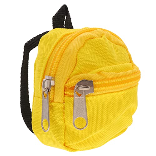 Gatuida Mini Puppenrucksack aus Polyester Dekorative Kleine Schultasche für Puppen mit Reißverschluss für Puppen Outfits Dekoration und Schlafzimmer Ornament Gatuida Mini Puppenrucksack aus Polyester Dekorative Kleine Schultasche für Puppen mit Reißverschluss für Puppen Outfits Dekoration und Schlafzimmer Ornament von Gatuida