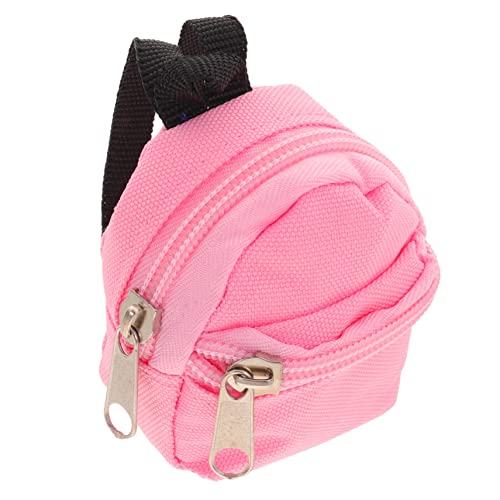 Gatuida Mini Puppenrucksack aus Polyester Dekorativer Rucksack für Puppen für Fotografie Requisiten und Spielsets mit Reißverschluss und Tragbarem Design für Bjd Puppen und Mini von Gatuida