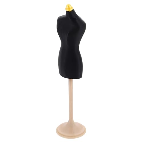 Gatuida Mini Puppenständer Demontierbar Mit Sockel Leichtes Modedesign Mannequin Für Puppenkleidung Kompaktes Dollhouse Zubehör Für Kinderkleider Präsentation In Schwarz Gatuida Mini Puppenständer Demontierbar Mit Sockel Leichtes Modedesign Mannequin Für Puppenkleidung Kompaktes Dollhouse Zubehör Für Kinderkleider Präsentation In Schwarz von Gatuida