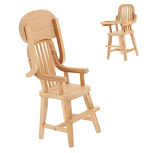 Gatuida Mini-Stuhl selber Machen einfach Puppenhochstuhl Kleinkinder Stütze kinderzimmer zubehör puppenmöbel The Craft Miniatur-Hochstuhl für Figuren Puppenhaus-Hochstuhl hölzern Gatuida Mini-Stuhl selber Machen einfach Puppenhochstuhl Kleinkinder Stütze kinderzimmer zubehör puppenmöbel The Craft Miniatur-Hochstuhl für Figuren Puppenhaus-Hochstuhl hölzern von Gatuida