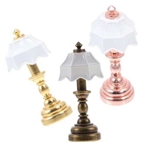 Gatuida Mini Zarte Nachttischlampe Mini Hauslampe Modell Perfekt Fürs Puppenhaus von Gatuida