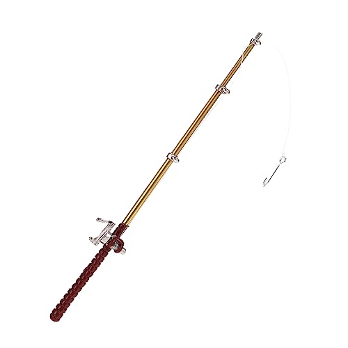 Gatuida Miniatur Angelrute Modell für Puppenhaus Dekoration Handgemachte Mini Fishing Pole für DIY und Kreative Layouts Gatuida Miniatur Angelrute Modell für Puppenhaus Dekoration Handgemachte Mini Fishing Pole für DIY und Kreative Layouts von Gatuida