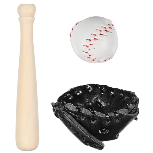 Gatuida Miniatur Baseballschläger Set mit Handschuh und Ball Detailgetreu Gefertigte und PU Modelle Dekoratives Sport Zubehör für Puppenhaus Kreatives für Bastelprojekte Gatuida Miniatur Baseballschläger Set mit Handschuh und Ball Detailgetreu Gefertigte und PU Modelle Dekoratives Sport Zubehör für Puppenhaus Kreatives für Bastelprojekte von Gatuida