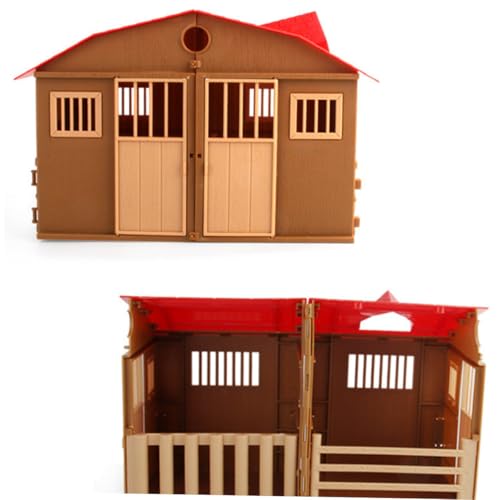 Gatuida Miniatur Bauernhaus mit Zäunen Zubehörteilen für Kreative Fördert Fantasie und Lernspiel für Kinderpartys und Spielzimmer Gatuida Miniatur Bauernhaus mit Zäunen Zubehörteilen für Kreative Fördert Fantasie und Lernspiel für Kinderpartys und Spielzimmer von Gatuida