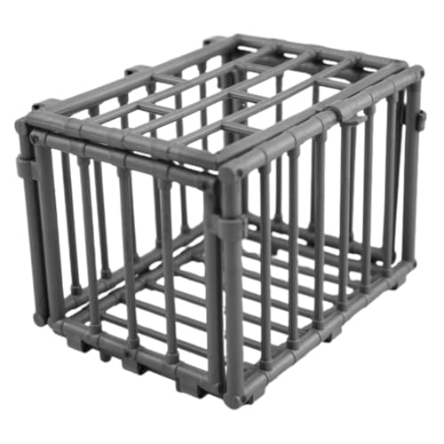 Gatuida Miniatur Bauernhof Zaun Modell mit Verbindung Dekorativer Kleiner Käfig für Miniaturhäuser Detailreiches für Hamster und Kleine Haustiere für Modellfans von Gatuida