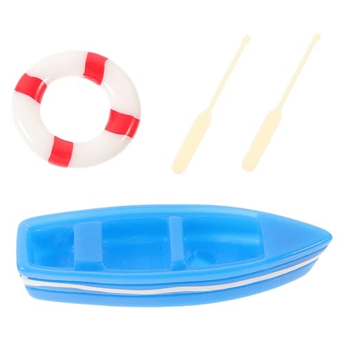 Gatuida Miniatur Boot aus Resin mit Paddeln und Rotem Rettungsring DIY Zubehör für Garten-mikrolandschaft Puppenhaus Pflanzen-Dekoration Langlebig und Detailreich Gatuida Miniatur Boot aus Resin mit Paddeln und Rotem Rettungsring DIY Zubehör für Garten-mikrolandschaft Puppenhaus Pflanzen-Dekoration Langlebig und Detailreich von Gatuida