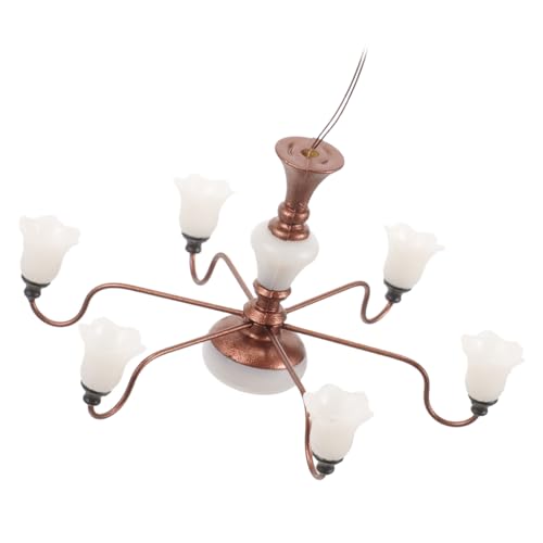 Gatuida Miniatur Deckenlampe Modell für Puppenhaus und Mikro Szenen Dekoration Warmlicht Vielseitige Leuchte für Schlafzimmer Wohnzimmer und Garten Deko Gatuida Miniatur Deckenlampe Modell für Puppenhaus und Mikro Szenen Dekoration Warmlicht Vielseitige Leuchte für Schlafzimmer Wohnzimmer und Garten Deko von Gatuida