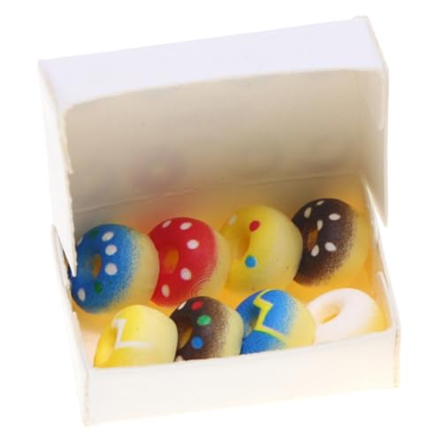 Gatuida Miniatur Donuts Realistische Miniatur Lebensmittel Dekoration Bunte Kleinkinder Spielküche Zubehör Leichtes Puppenhaus Zubehör für Rollenspiel Gatuida Miniatur Donuts Realistische Miniatur Lebensmittel Dekoration Bunte Kleinkinder Spielküche Zubehör Leichtes Puppenhaus Zubehör für Rollenspiel von Gatuida