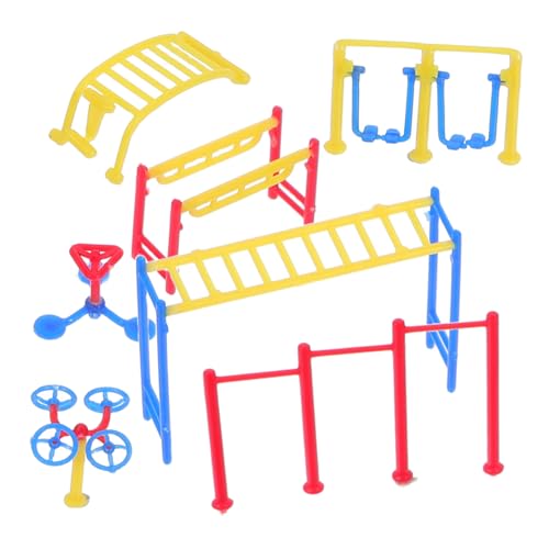 Gatuida Miniatur Fitnessmodell Set Maßstab Realistische Mini Outdoor Sportgeräte Tragbar Leicht Dekorativ für Puppenhaus Schreibtisch Sandtisch Mikro Landschaft Fitnessszene Gatuida Miniatur Fitnessmodell Set Maßstab Realistische Mini Outdoor Sportgeräte Tragbar Leicht Dekorativ für Puppenhaus Schreibtisch Sandtisch Mikro Landschaft Fitnessszene von Gatuida
