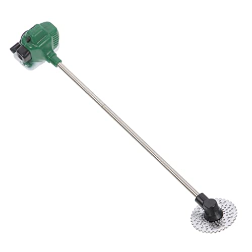 Gatuida Miniatur Gartenwerkzeug PVC Modell Rasenmäher Detailreich Langlebig Leicht Mini Haus Dekoration für Puppenhaus und Mikro Landschaft Miniatur Gartenzubehör von Gatuida